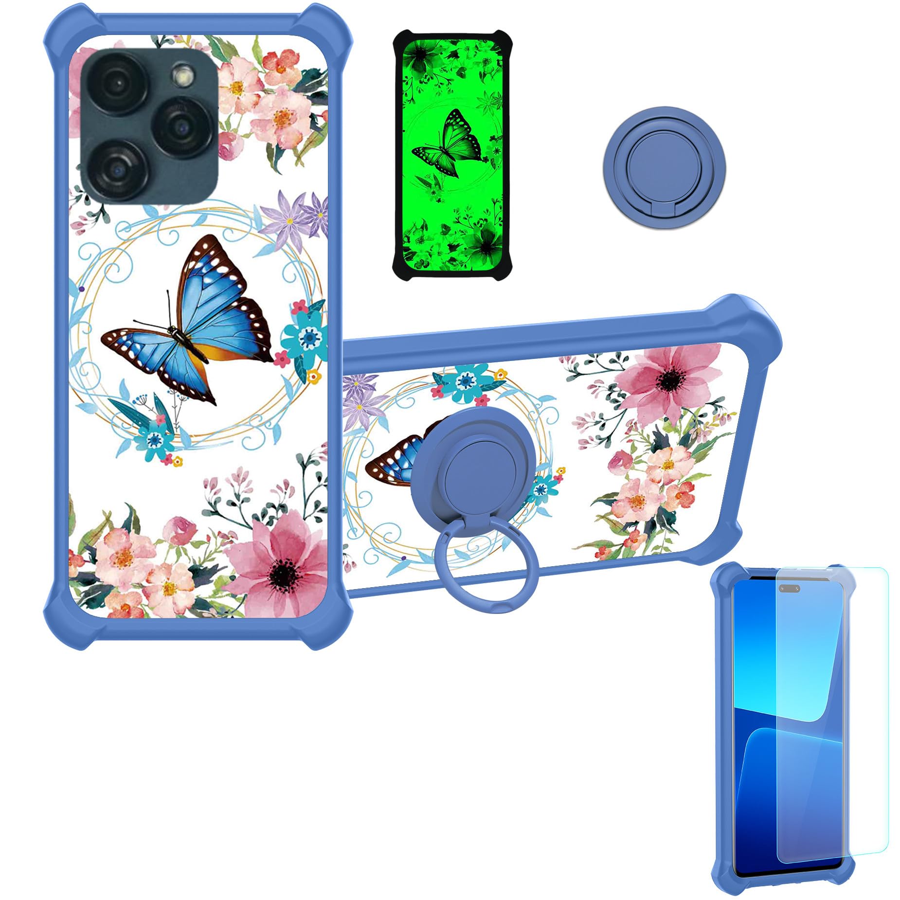 Coque antichoc Vortex PG65 avec verre trempé silicone rigide - 8