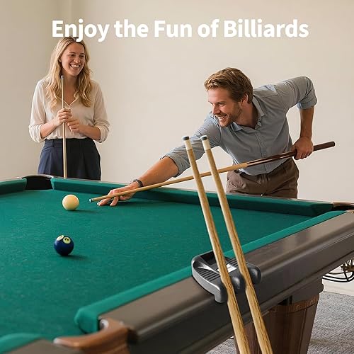 Miniatura 3 de Cue Rest - Estante portátil para tacos de billar con peso con soporte para tiza (2 agujeros)