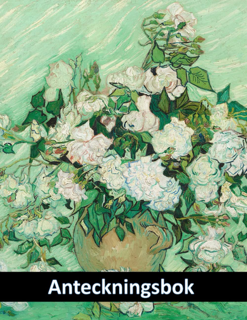 Green Devil PublishingVan Gogh Rosa Rosor A4 Anteckningsbok linjerat, 120 Sidor