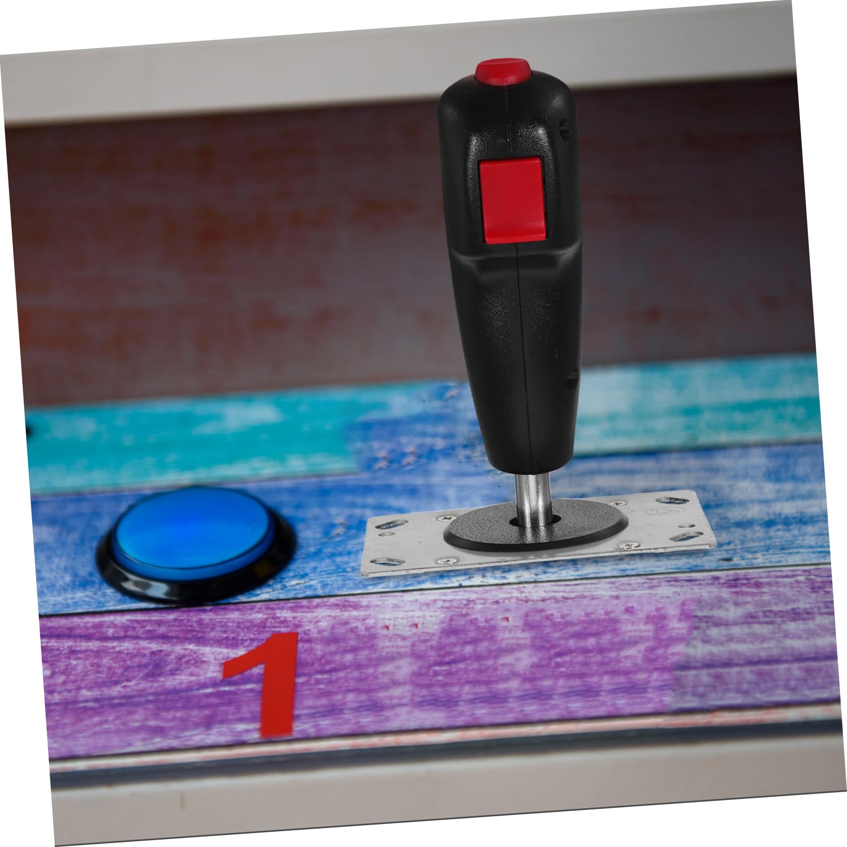 DECHOUS Joystick per Simulatori di Aeroplani Micro Interruttore, Maniglia in Plastica e Ferro, Controllo Preciso per Giochi di Aeroplano, Design Unico e Impugnatura Confortevole