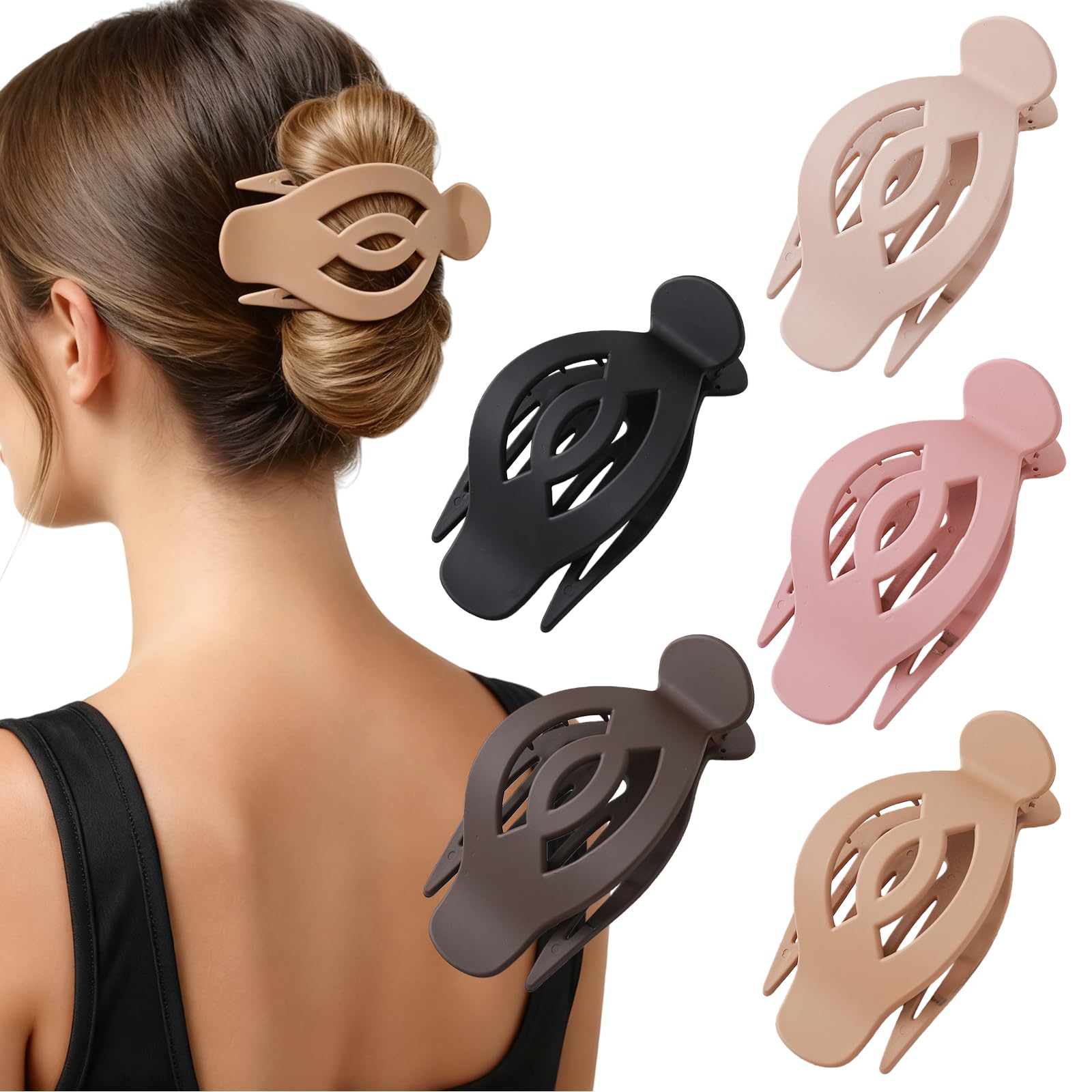 Pince à cheveux robuste et élégante de 13cm pour une fixation longue durée - 15
