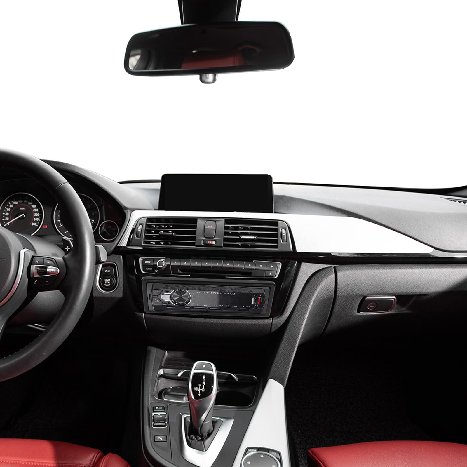 Radio de Coche Mp3 12v con USB y Conexión Inalámbrica Manos Libres