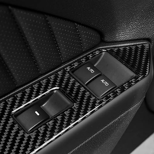 Miniatura 96 de Car Air Conditioning Control Panel Sticker Cover for Ford Mustang GT Shelby 2005 2006 2007 2008 2009 Accessories Carbon Fiber Decal Air Conditioning