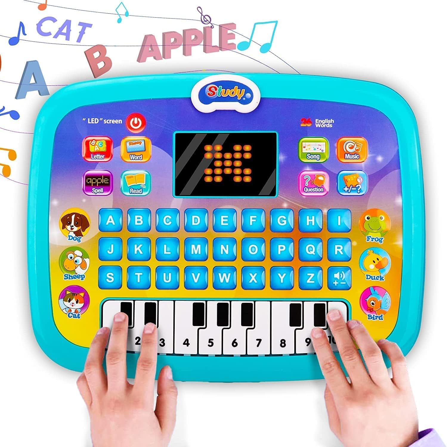 Marketech Educational Learning Kids Laptop Tablet Computer with Music and Fun Activities, Engaging Learning Toy for Toddlers| Ideal Educational Laptop with Games, Colorful (B0DCJVT3GX) Amazon Price History, Amazon Price Tracker