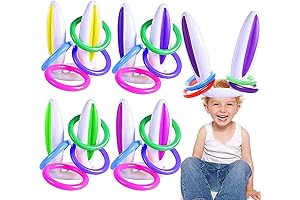 4 Pack Bunny Rabbit Ears Ring Toss Game Kid's Toy
