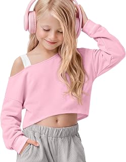 Girls Off The Shoulder Sweatshirt