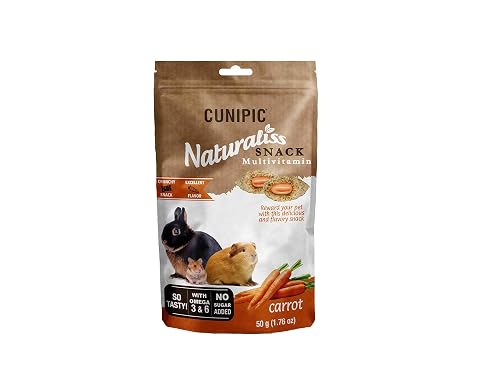 CUNIPIC Snack para Conejos y Roedores Naturaliss Multivitamínico 50 g