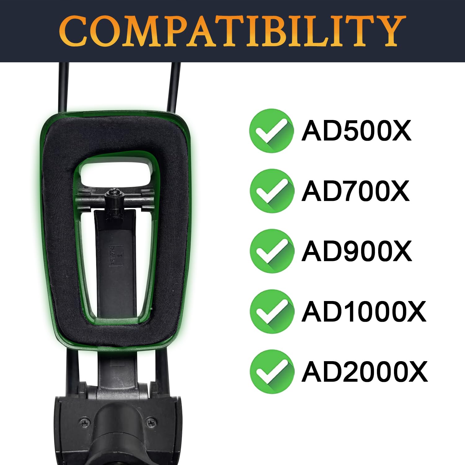 Pad Spessi Comfort Cuscinetti Spessi In Velluto Per Cuffie ATH AD1000X, AD2000X, AD900X, AD700X - Comfort Migliore Pad Velluto Audio-Technica - Foto 8