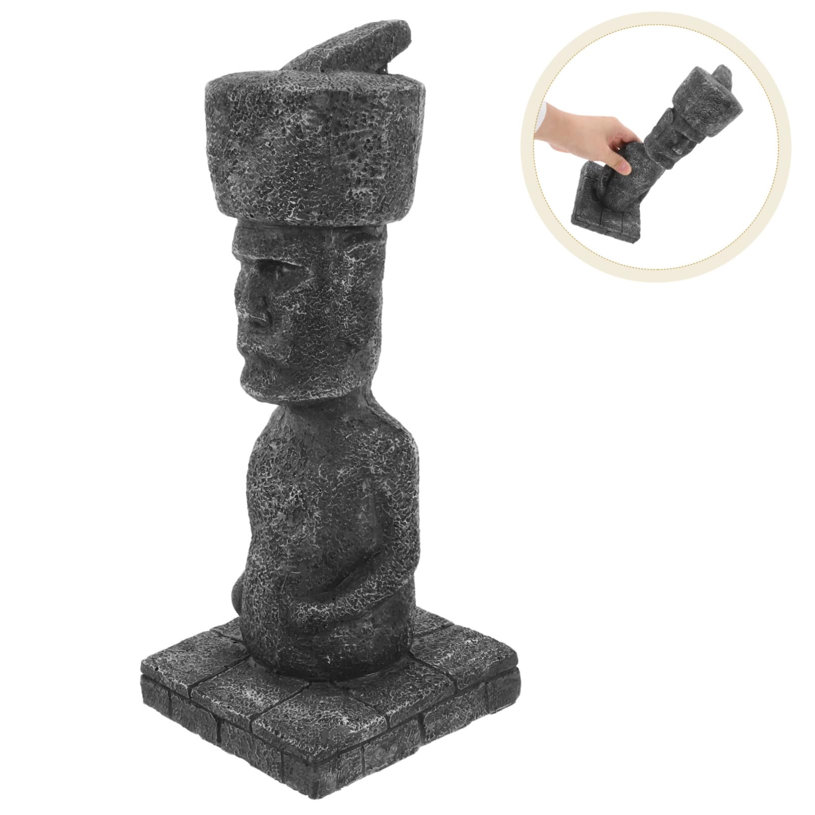 Statua Romana in Resina, Decorazione Antica per Acquario e Casa, Effetto Realistico, Facile da Disporre,