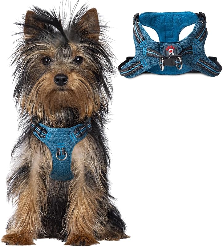 Peitoral Vest Ajustável para Cães Pequenos BARKBAY com Faixas Refletivas