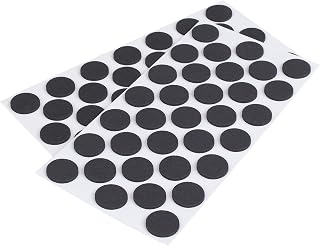 LouMaxx Almohadillas antideslizantes autoadhesivas, 66 topes para muebles, color negro, redondos, 24 mm de diámetro, antideslizantes con agarre extra fuerte