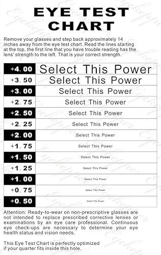 Miniatura 7 de Eyekepper Gafas de lectura para hombre y mujer con memoria de titanio flexible