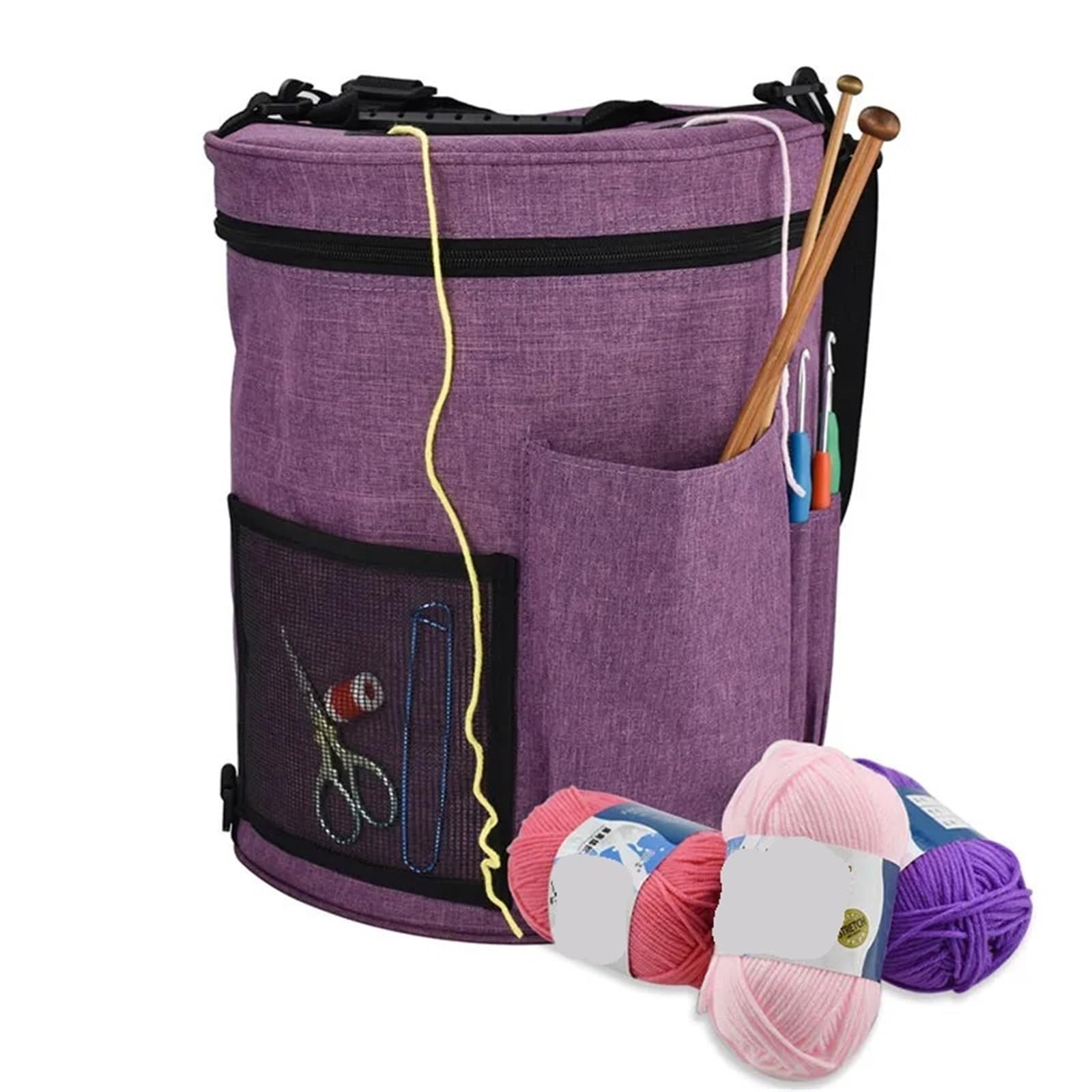 Bolsa De Ganchillo Bolsa de tejer for almacenamiento hilo