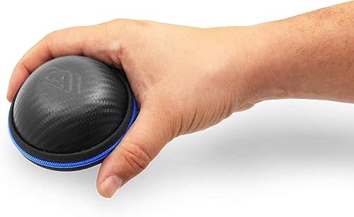 Miniatura 4 de CASEMATIX Funda de transporte negra con interior azul compatible con cámara Tamagotchi Pix interactiva virtual mascota, incluye solo funda con