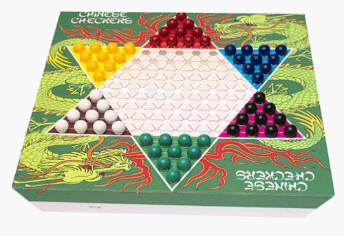 Pressman Chinese Checkers Board Game Redbox Chinese Checkers, 5" #TOP3