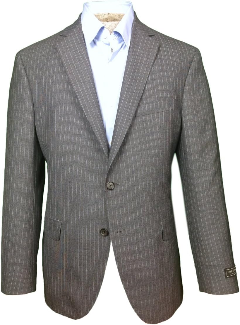Jack Victor Gibson Grey Pinstripe Suit - 40R
