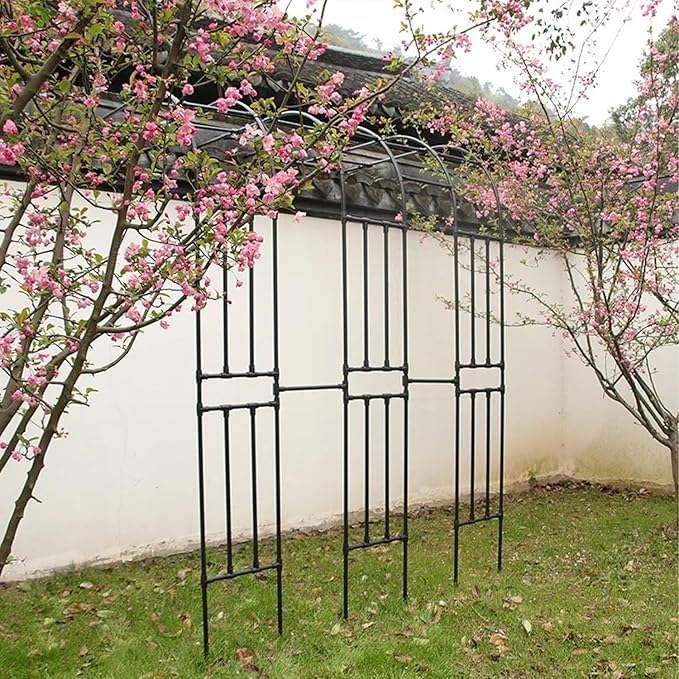 Soporte de pared contra caída de plantas en jardín 4