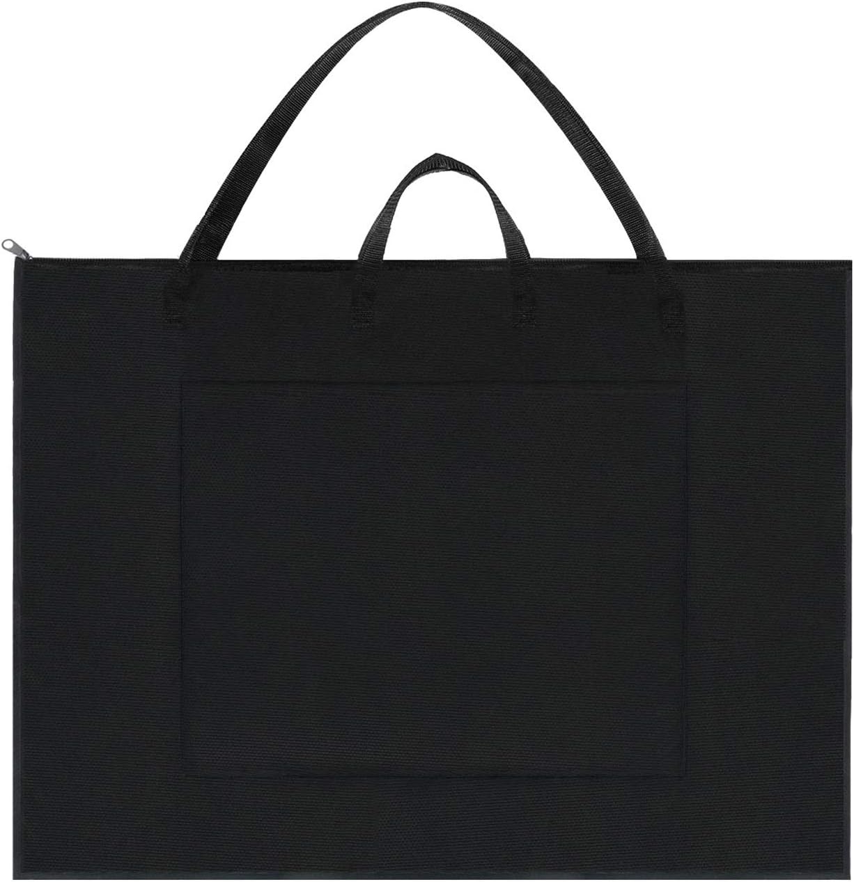 BUSOHA Large Size Art Portfolio Bag with Nylon Shoulder,60cm X 90cm Light Weight Waterproof Poster Board Storage Bag Drawing Painting Sketch Bag for Student Art Work Portfolio and Artist