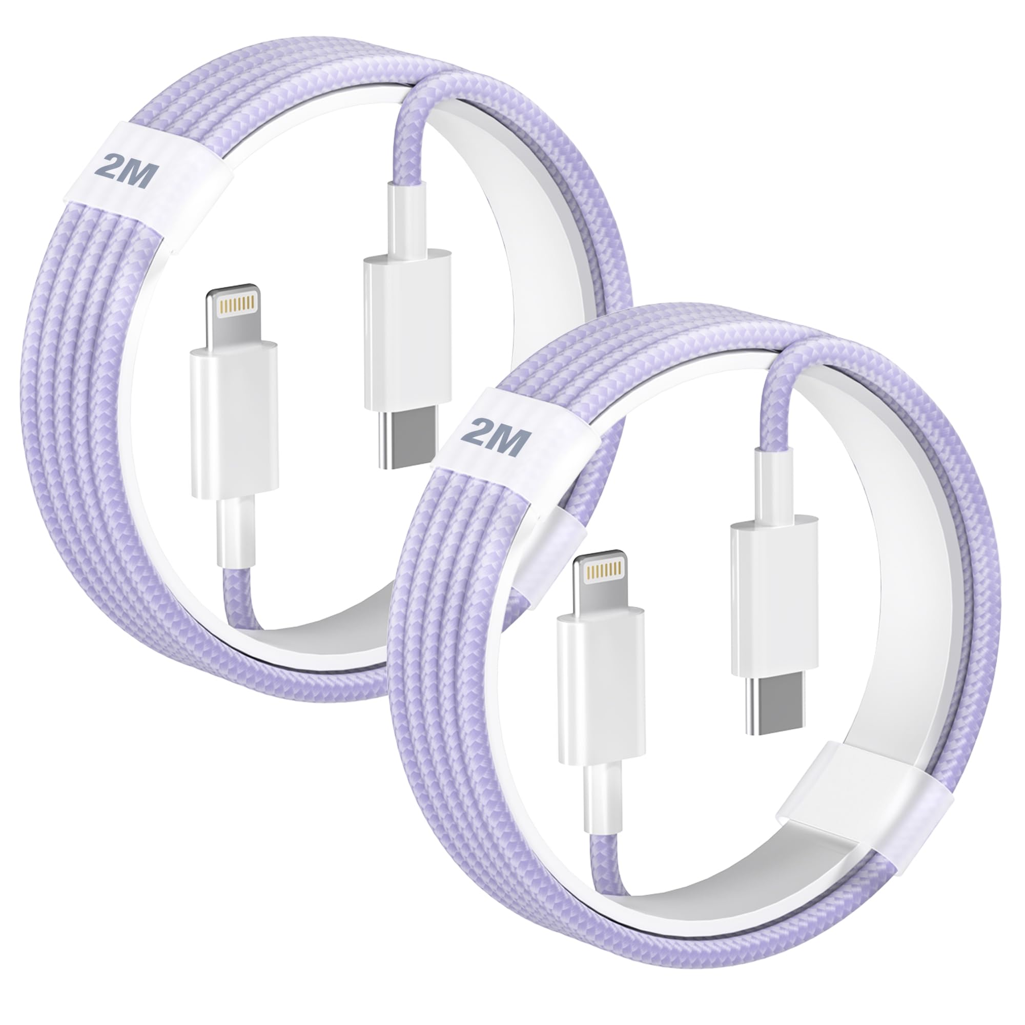 Amazon.co.jp: USB-C ライトニングケーブル 2M 2本セット iphone充電