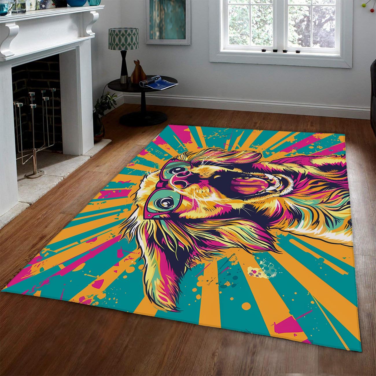 Moquette d'animaux pour chambre d'ados 120x150cm éliminant le stress des taches de chiens