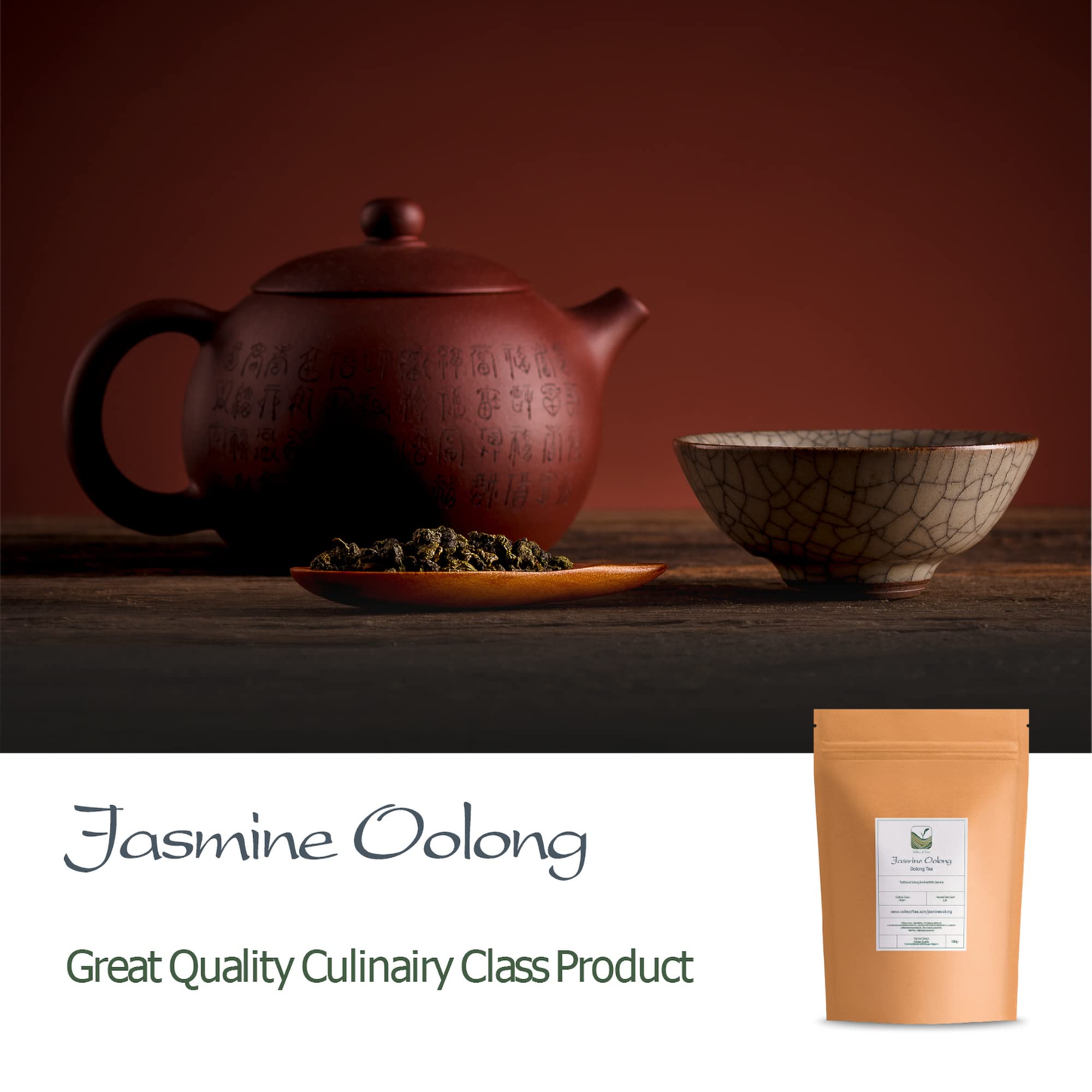 Tè Oolong al gelsomino - Qualità artigianale