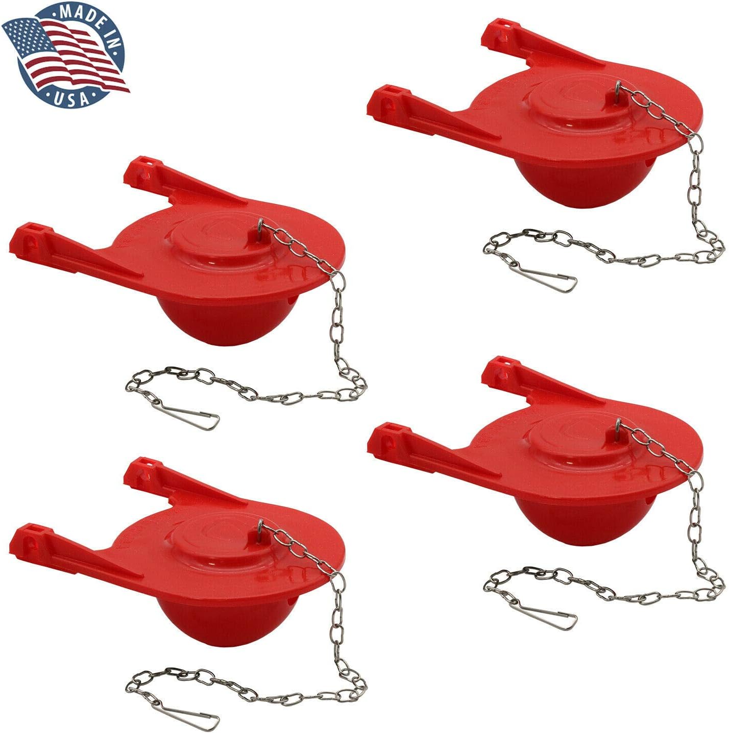 4 Pack of FlushLine Toilet Flappers for Kohler Class 5 GP1016546, GP1042313, 3 1/4-in.