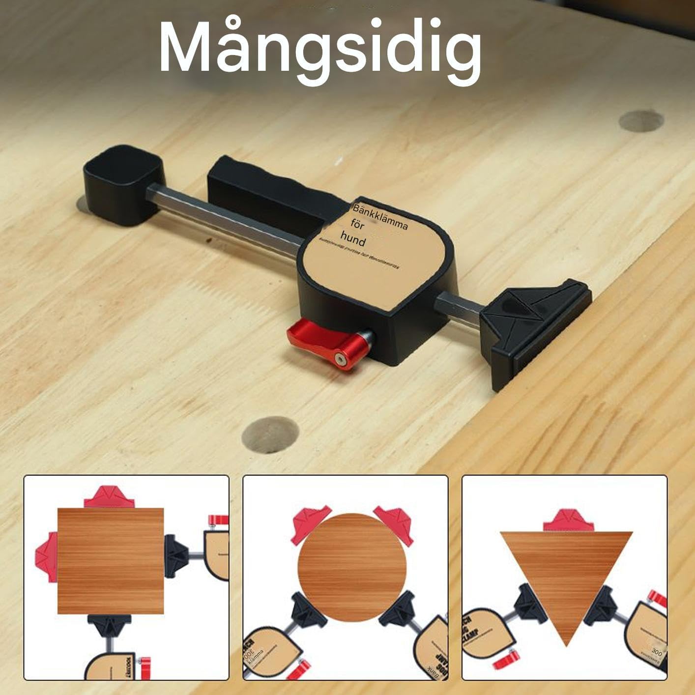 Kits de pinzas para carpintería, abrazadera potente y robusta - bancos de trabajo para carpintería con juego de abrazaderas de escritorio - para montaje en riel de sierra encolado fabricación de