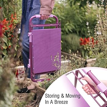 Colwelt Gartenhocker Kniebank - Sitz Und Knieschutz Für Gärtner