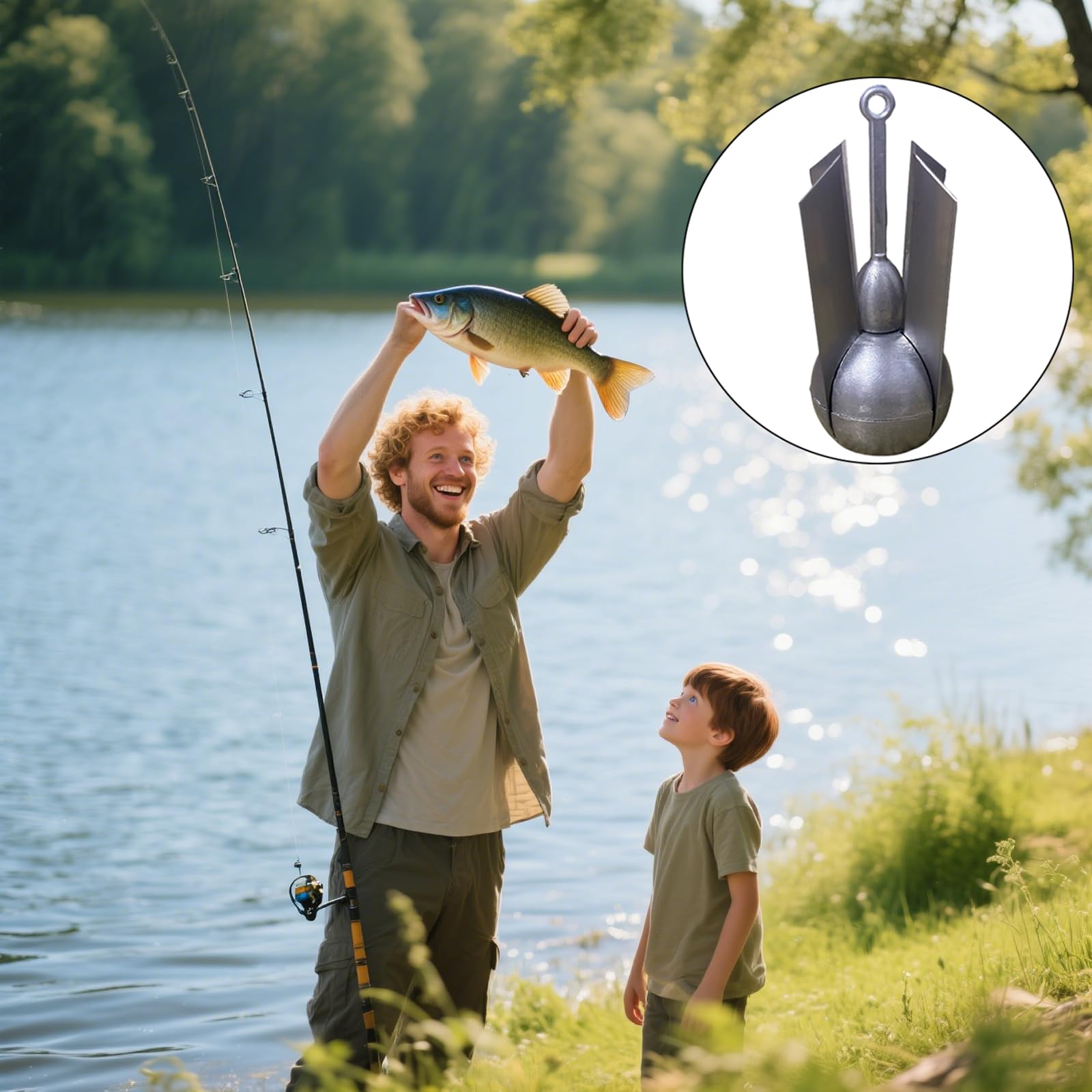 Couteau à Herbe D'eau de Pêche, Outil de Couteau de Désherbage D'eau Pliable Antirouille D'acier Inoxydable, pour Enlever Les Plantes Aquatiques