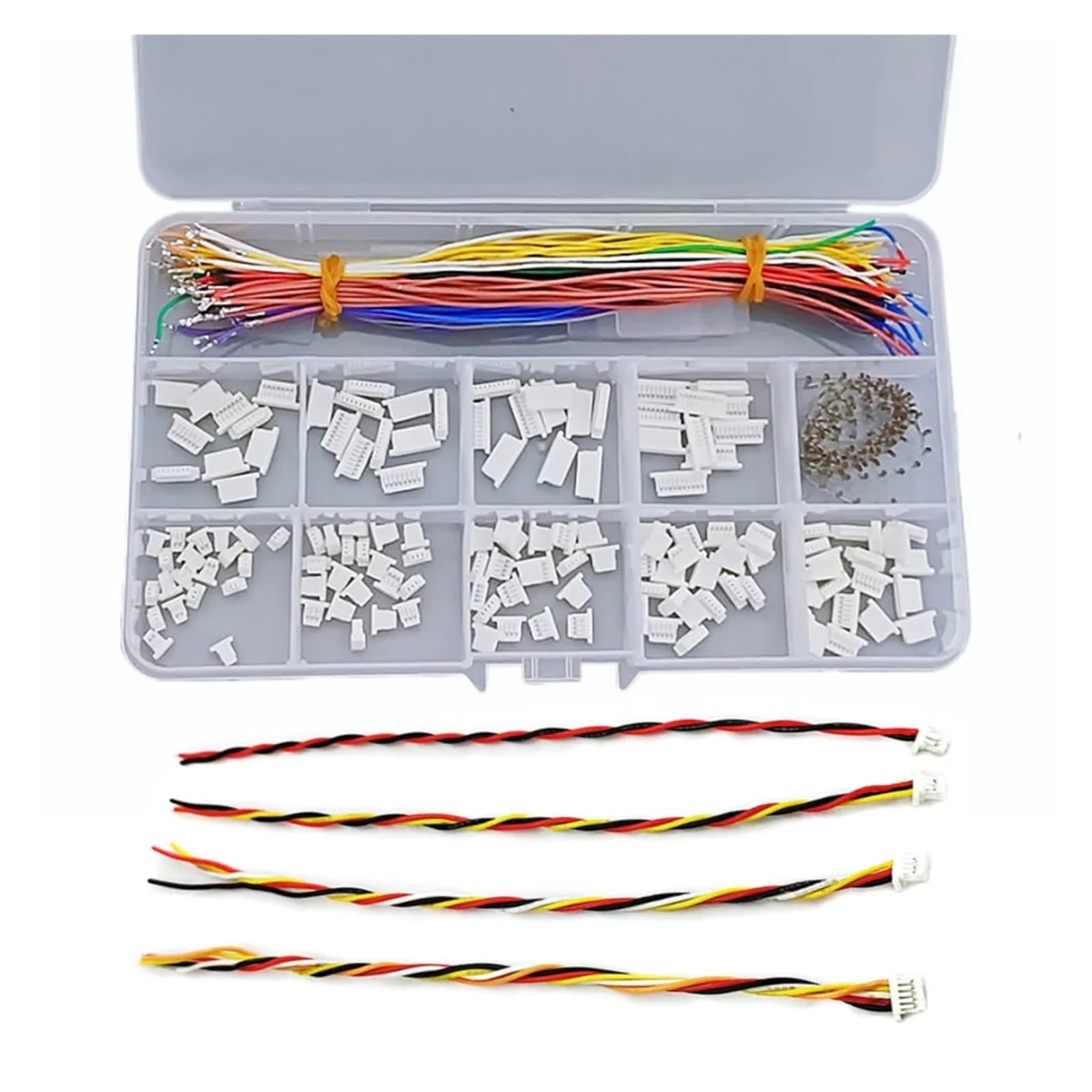 Conector SH de 1,0 mm de alta precisión con cable de silicona suave resistente al calor 7