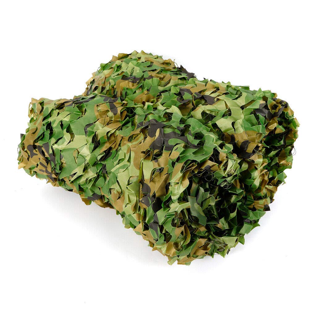 20 x 26FT Camouflage Netting Camo Net Woodland net for Camping Hunting, Camo Netting Camouflage Net Military Mesh Covering Decorations Blinds for Sunshade Camping Shooting Hunting