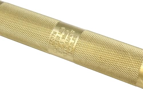 Miniatura 18 de Mayhew Pro 25076 punzón botador de latón moleteado de 1/2 pulgadas