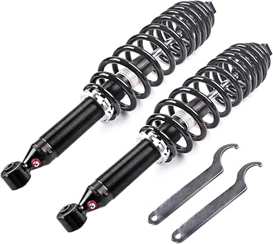 KLV ATV Rear Left Right Shocks Absorber Monotube Set Compatible with 2010 2011 2012 Can-Am Outlander 500 650 800 706000792 2pcs