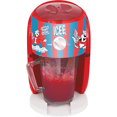 iscream Genuine ICEE Brand Counter-Top Sized ICEE at Home Shaved Ice Slushie Maker