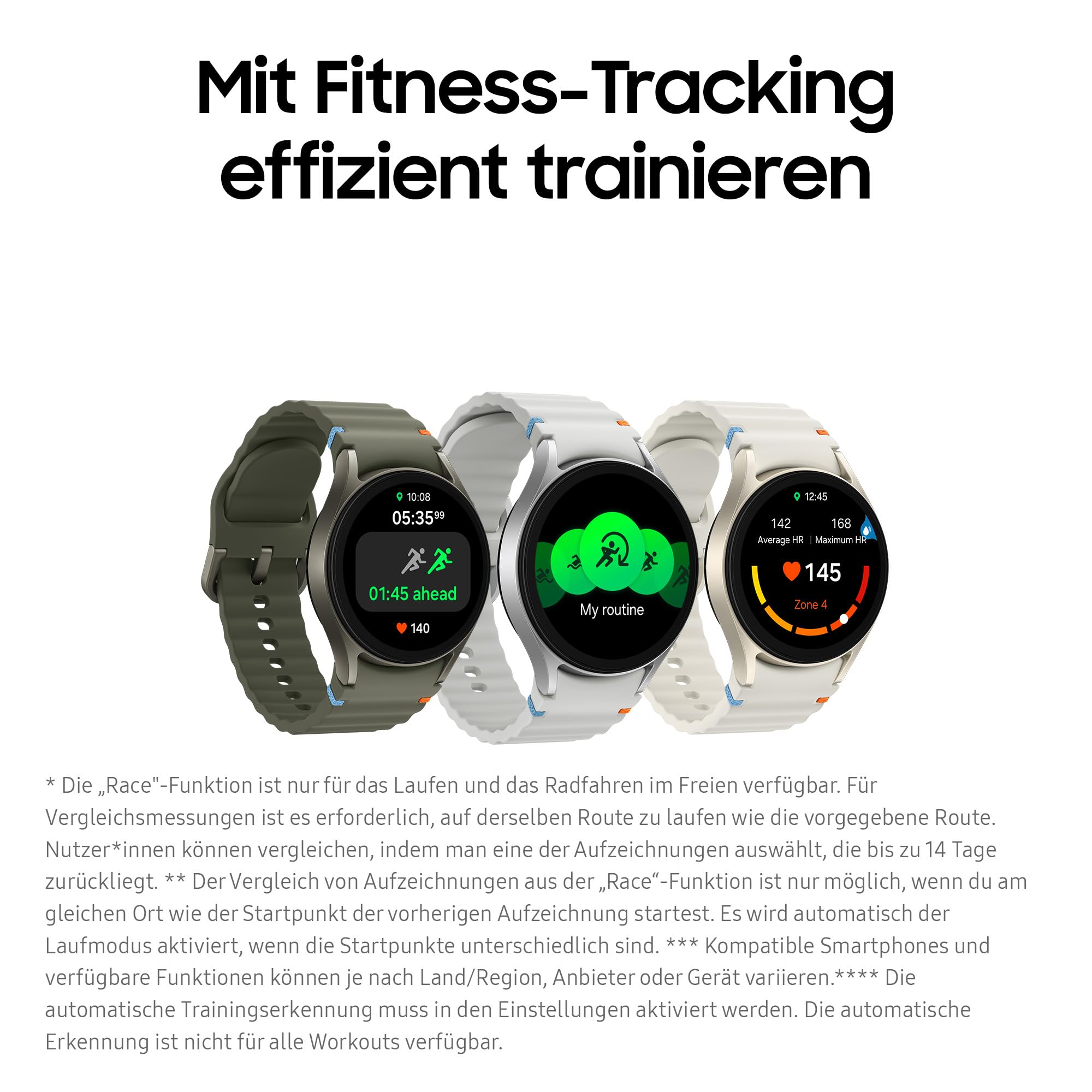 Samsung Galaxy Watch7 Smartwatch, Fitness-Uhr, Fitness Tracker und Aktivitätstracker, 40 mm, Bluetooth, Green, Inkl. 36 Monate Herstellergarantie