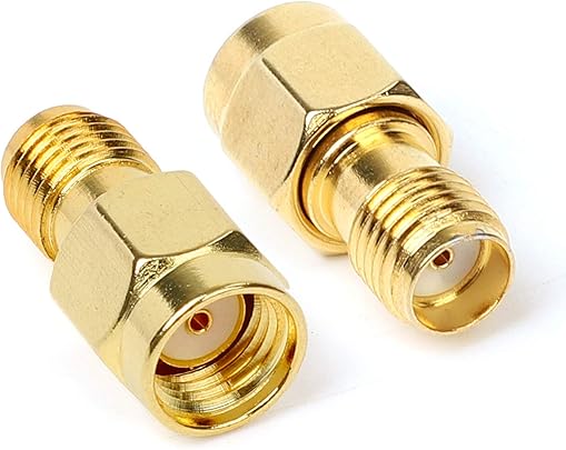 Hyber amp cara RP-SMA maschio femmina SMA per antenna spina coassiale confezione Hyber amp cara RP-SMA maschio femmina SMA per antenna spina coassiale confezione