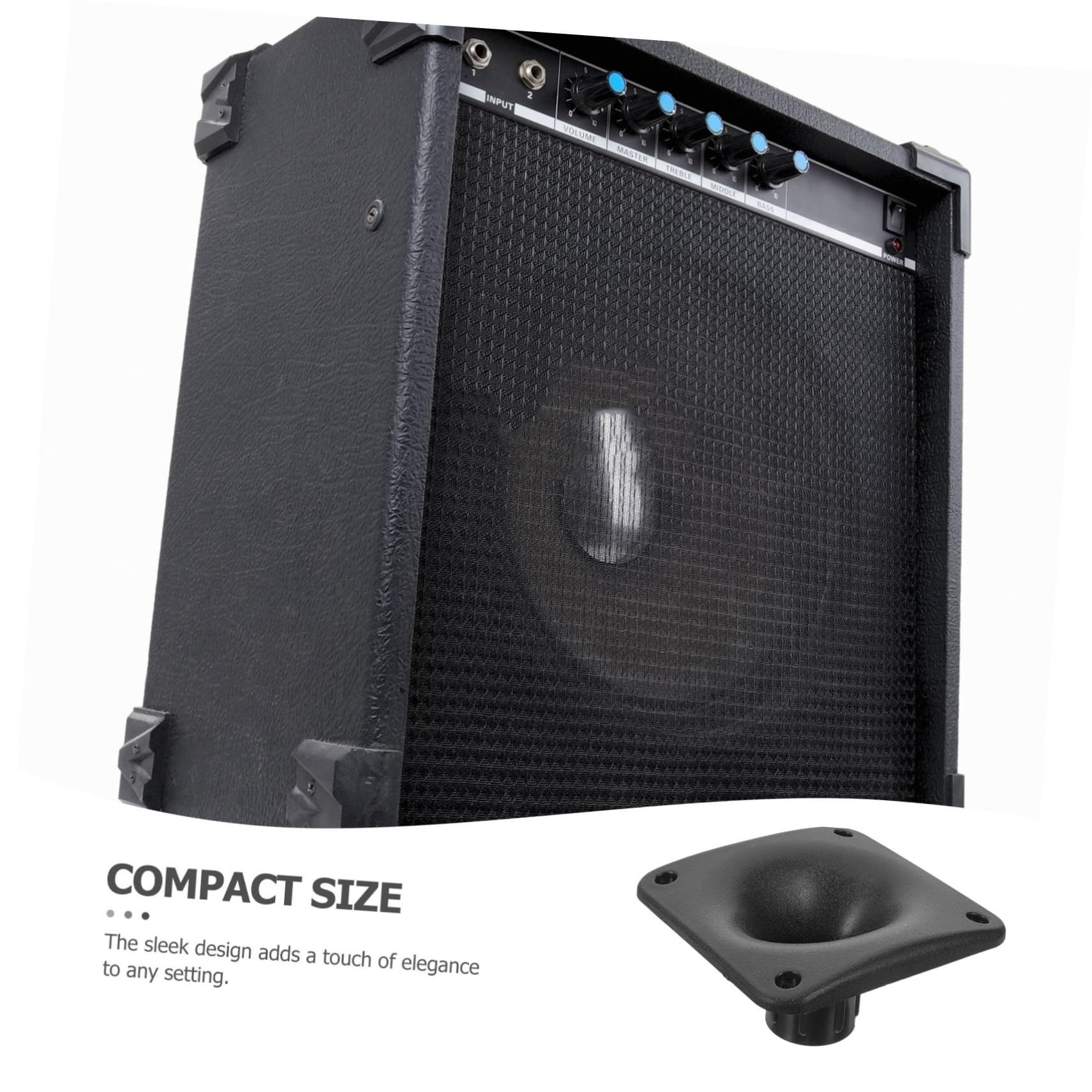 ibasenice Horn Driver Compact Stage Speaker Horn Tweeter for Audio Performance Sleek Design