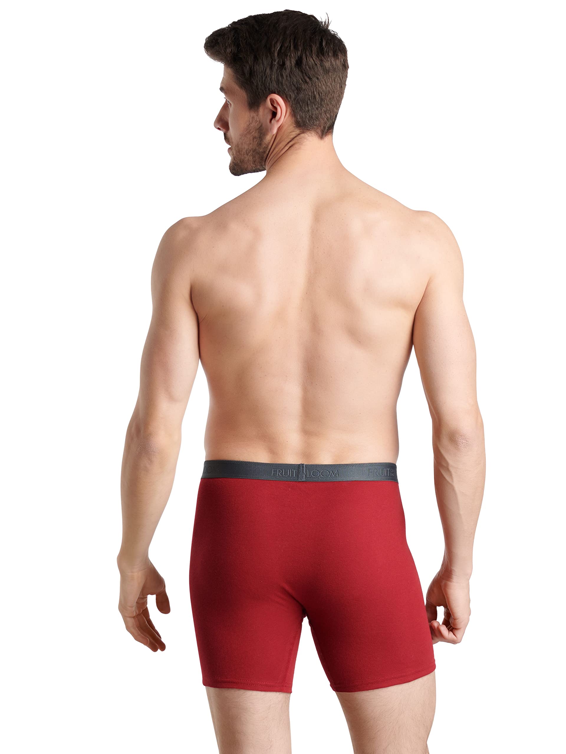 Fruit of The Loom Premium Tag-Free Cotton Underwear (Regular & Big Man) Bóxer Hombre (Pack de 4)
