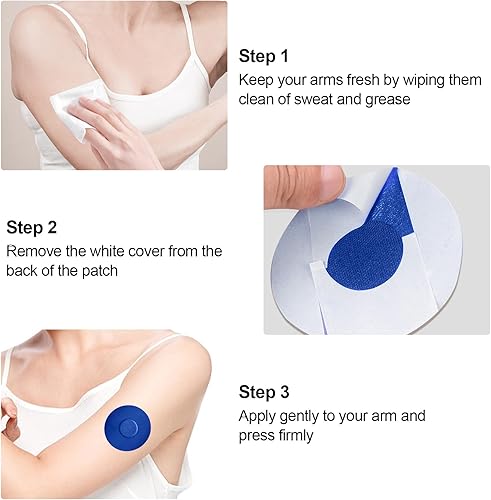 Miniatura 3 de Parches adhesivos mejorados para G7, paquete de 20 fundas completas impermeables, flexibles y transpirables, parche superpuesto sin látex para