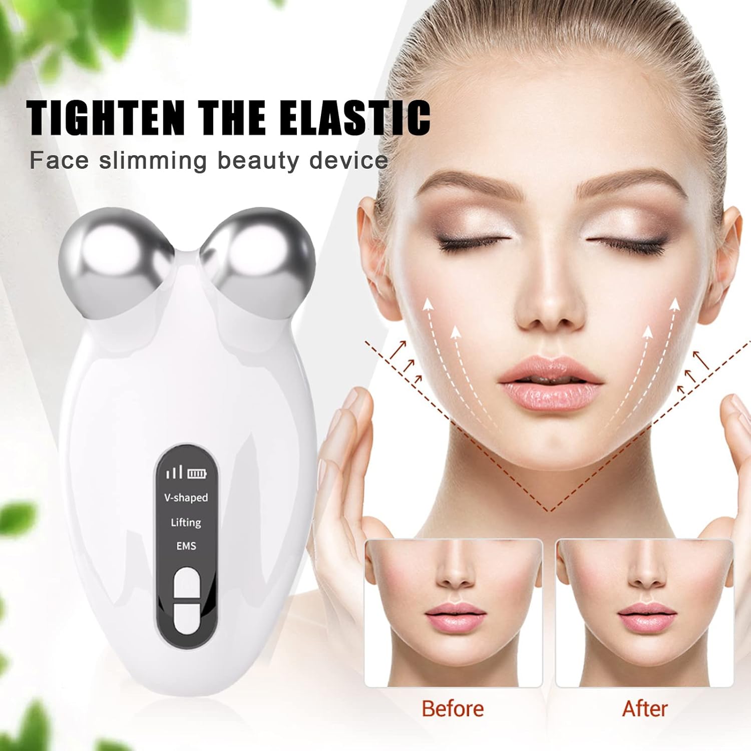 Dispositivo facial de microcorriente, 2023 nuevo levanta la cara y ...