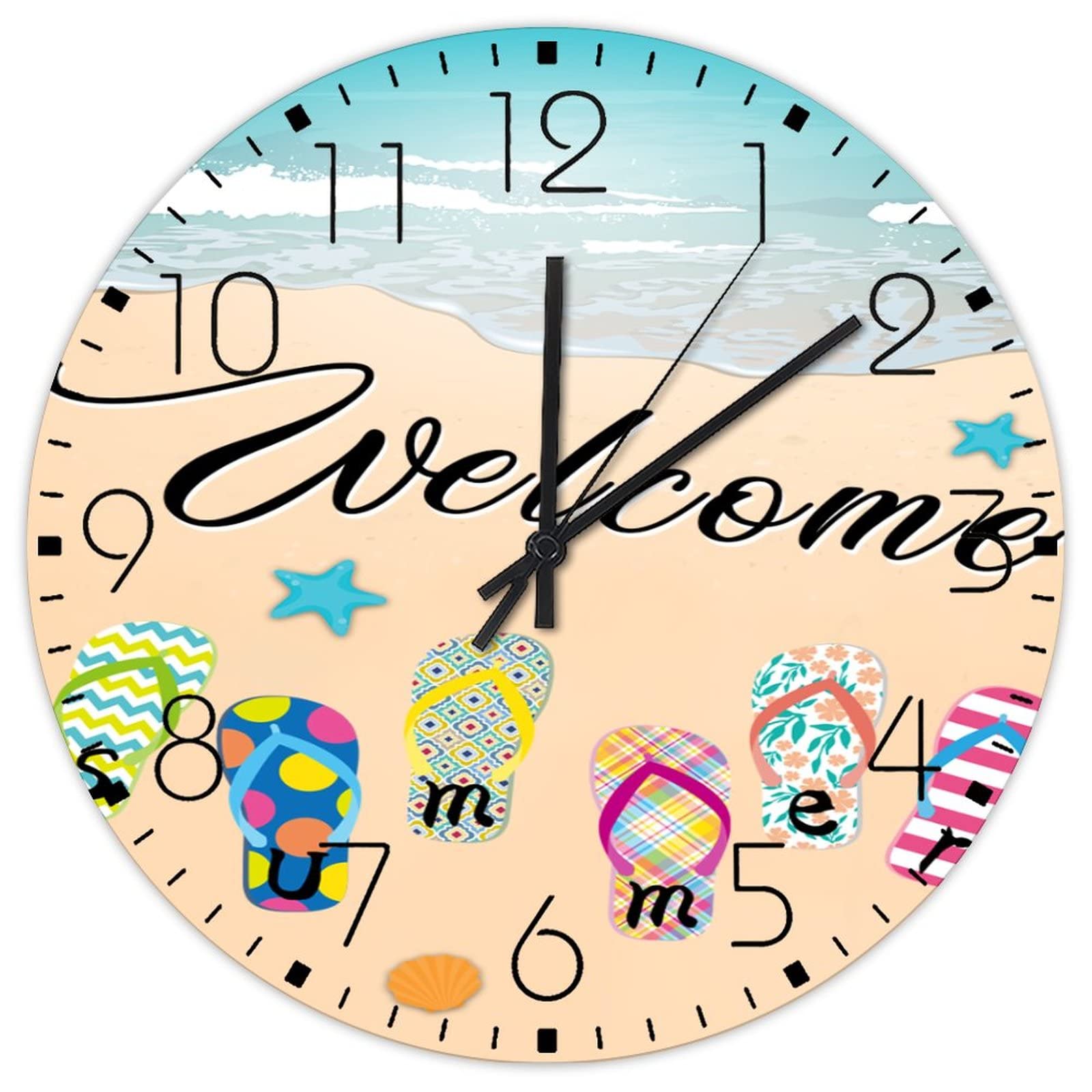 Horloge murale sans tic-tac pour retrouver un sommeil calme en garderie