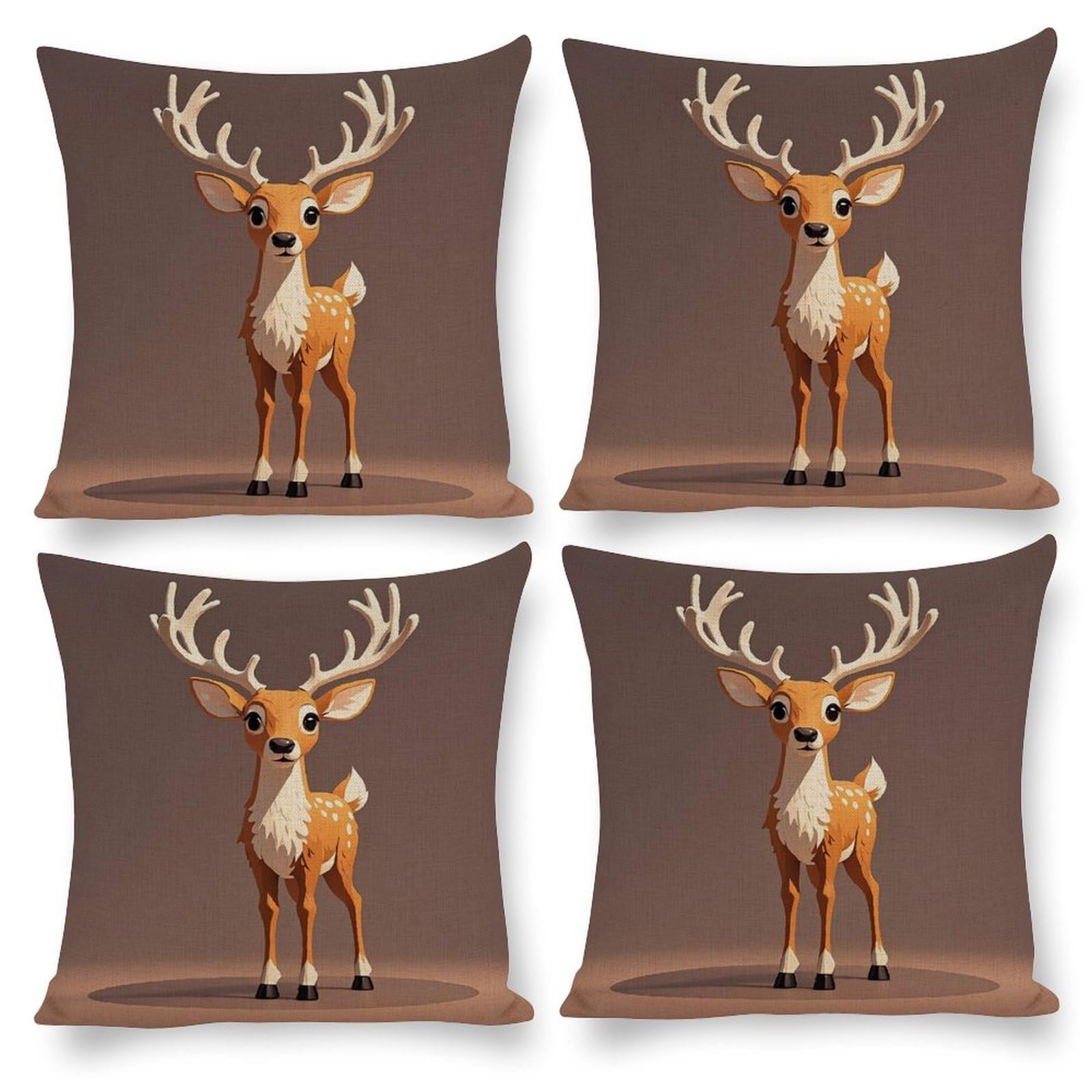 Housse de coussin cerf pour créer un intérieur chaleureux et cosy