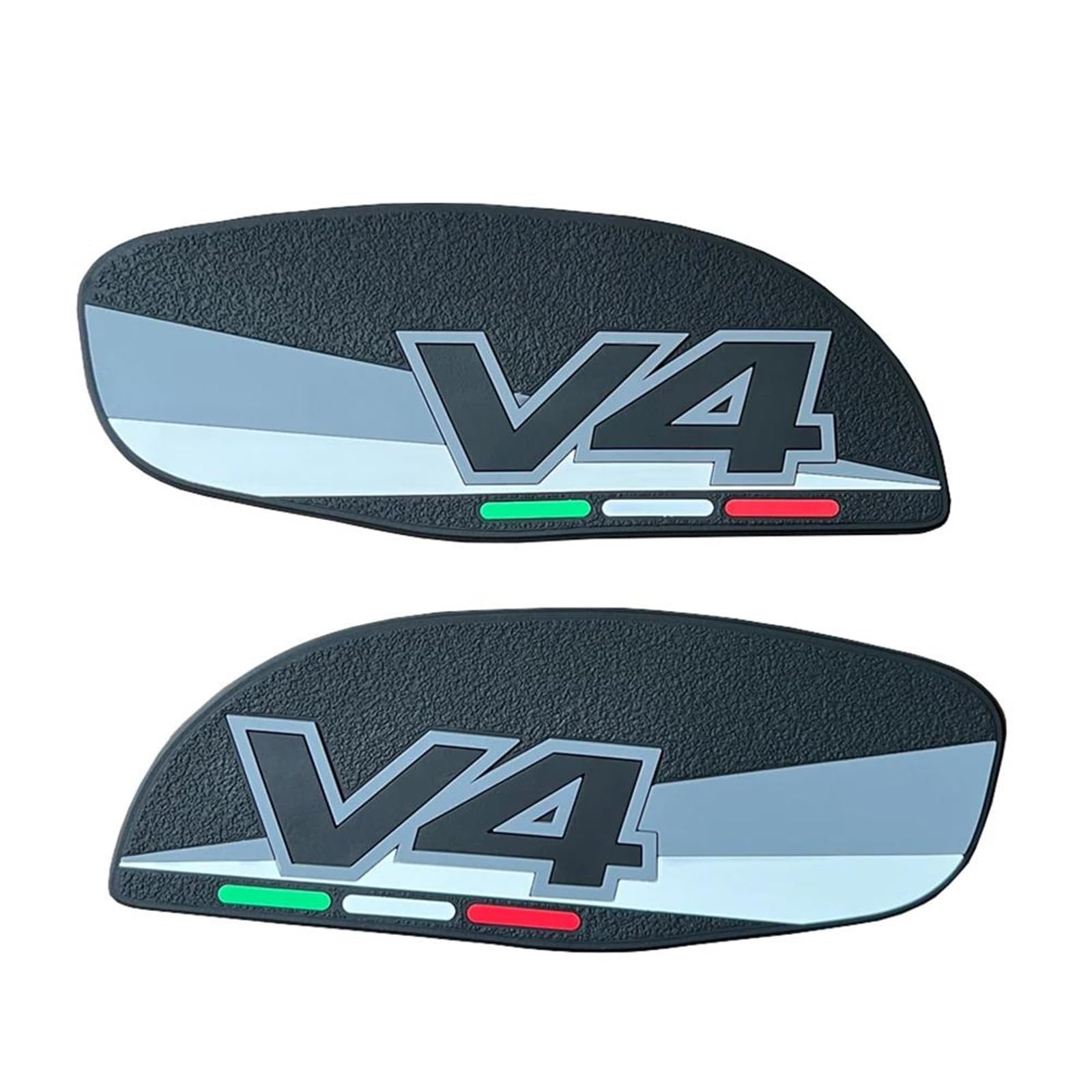 Paraserbatoio Adesivi Laterali Per Serbatoio Carburante Per Ducati Panigale V4 V4S Street Fighter V4/S 2025 Tank Pad Adesivo(Titanio,X-3)