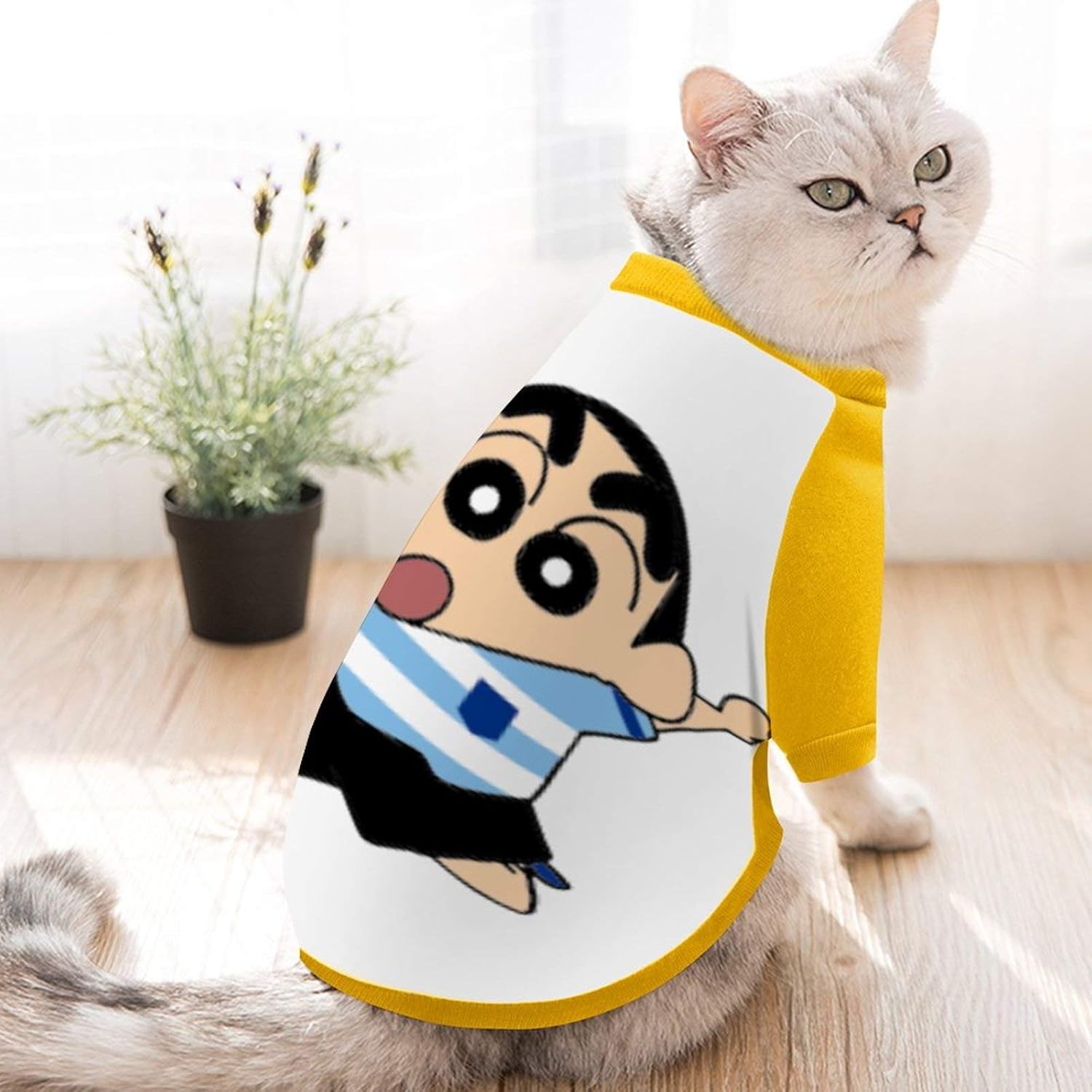 Amazon クレヨンしんちゃん 犬服 ドッグウェア 秋冬用 パーカー かわいい 犬猫用 暖かい 小型犬 中型犬 コスチューム 防寒 お散歩お出かけ 服 ペット服 犬の猫のバスローブ Lalatp コスチューム 通販