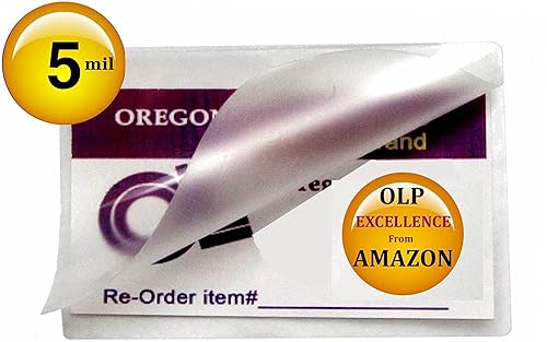 Qty 500 Tarjetas de archivo que lamina bolsas 3,5 x 5,5 caliente 5 mil mangas laminadoras