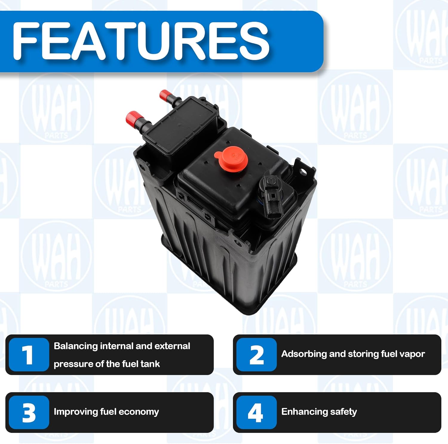 911-380 Vapor Canister Compatible with 2009-2019 Ford F150 F250 F350 F450 F550 E150 E250 E350 E450 Super Duty F53 Lobo Econoline 2010 Lincoln Mark LT