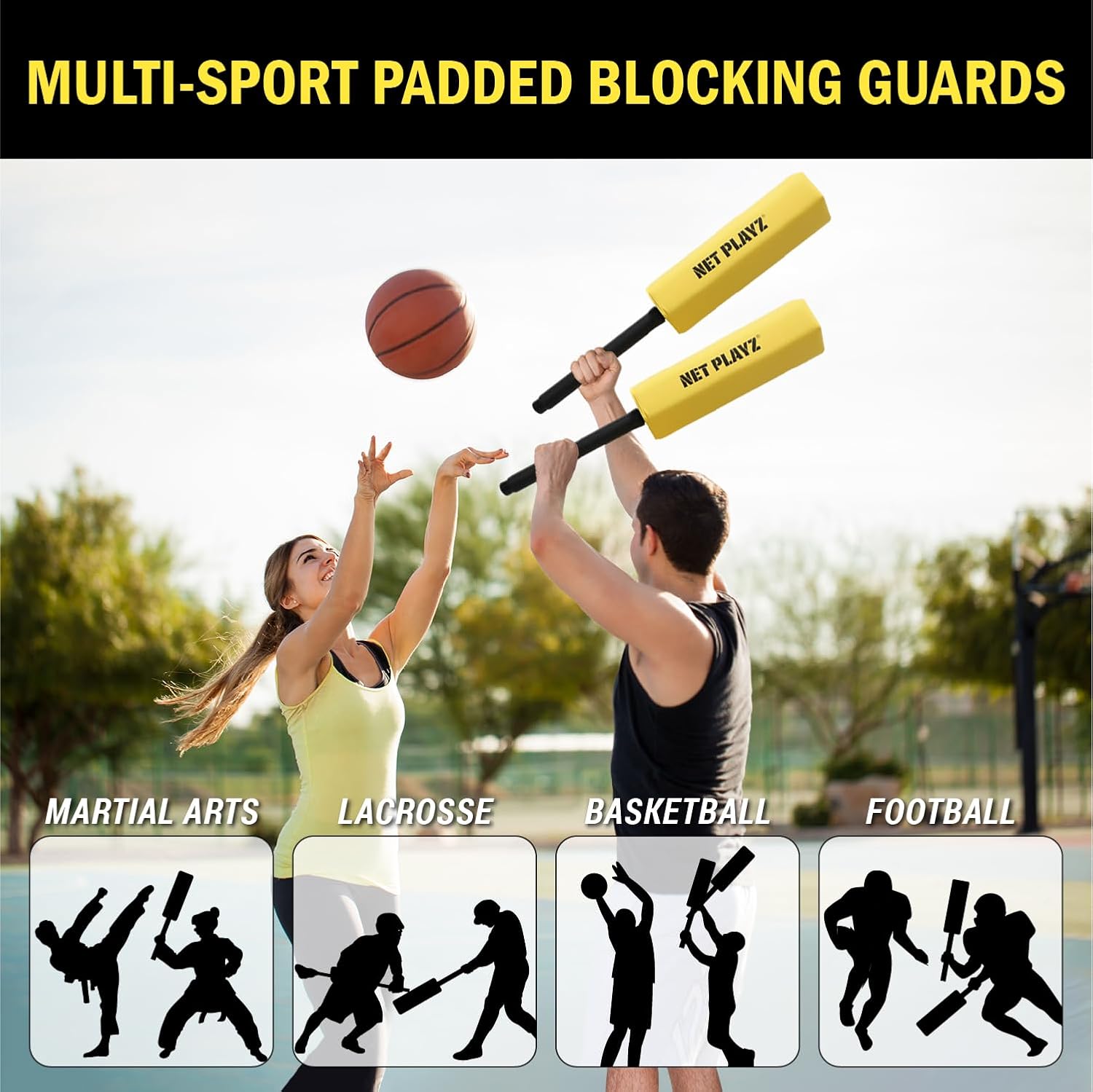 Blocking Guards Padded Blocking Pads for Sports Training Soccer Basketball Football Lacrosse Boxing MMA