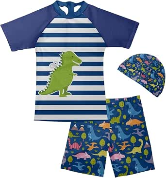 The Children's Place Boys' Swim Trunks & Rash Guard Set - UPF 50+ Sun Protection - View #11