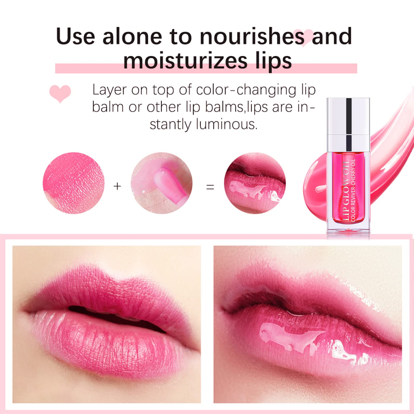 lip glow oil raspberry