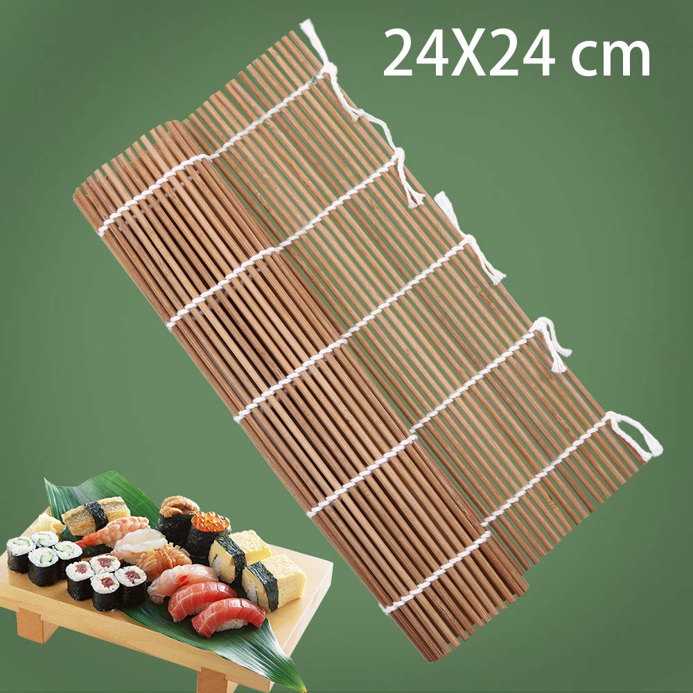 Carbonized Bamboo Sushi Mat 24Γ24cm